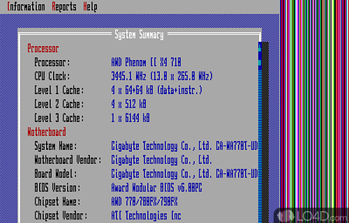 Screenshot of Advanced System Information Tool - Check system health and see the configuration