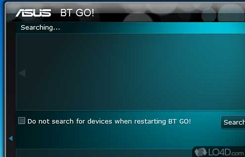 Screenshot of ASUS Bluetooth Suite - Management software to easily connect Bluetooth devices by using the USB-BT211 Mini Bluetooth Dongle