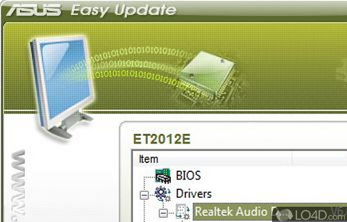 Screenshot of ASUS Easy Update - Provides owners of ASUS computers with a means of keeping the installed software up to date with the latest versions