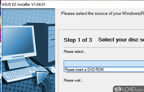 ASUS EZ Installer Screenshot