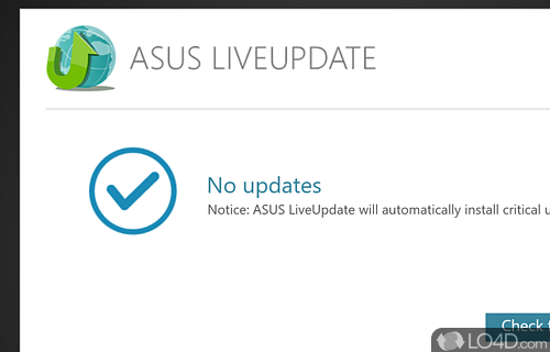 ASUS Live Update Utility Screenshot