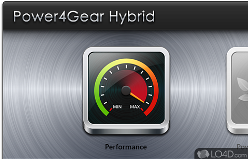 User interface - Screenshot of ASUS Power4Gear Hybrid