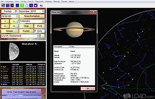 Asynx Planetarium Screenshot