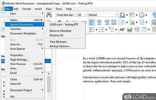 Atlantis Word Processor 4.3.4 for apple download free