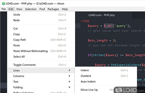 Build your own text editor with this free open-source editor - Screenshot of Atom Editor