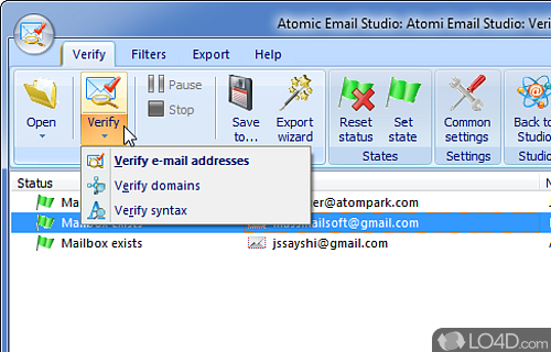 Atomic Mail Verifier Screenshot