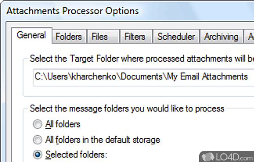 Screenshot of Attachments Processor for Outlook - Powerful Outlook add-on to easily extract attachments from emails