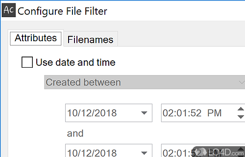 Change file or folder attributes easily - Screenshot of Attribute Changer