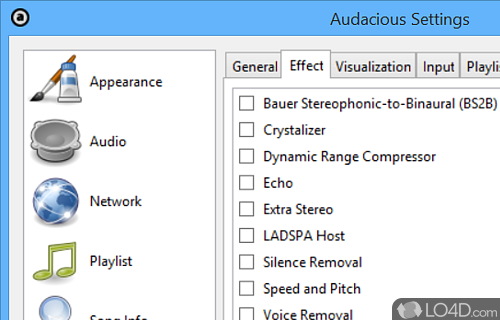 Create and edit your own custom playlists - Screenshot of Audacious