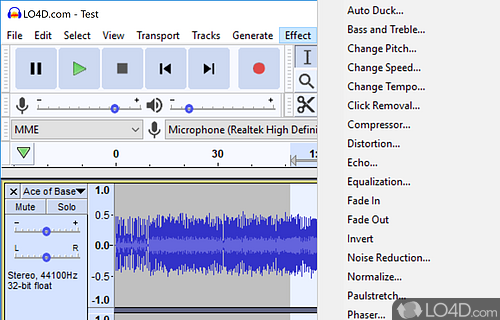 Audacity Screenshot