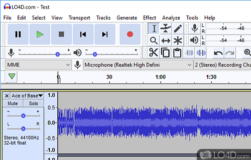 Audacity Portable Screenshot