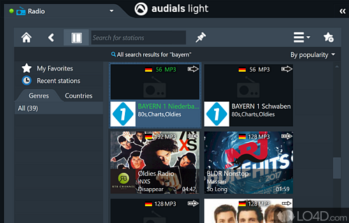 Audials Light Screenshot