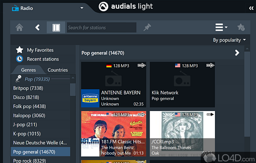 Audials Light Screenshot