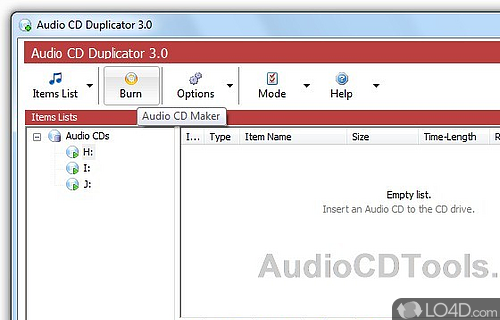 Audio CD Duplicator Screenshot