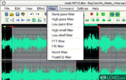 Screenshot of Audio Mp3 Editor - Complex sound editor, converter and recorder