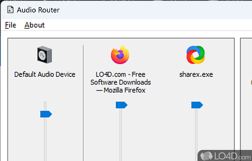 Audio Router Screenshot