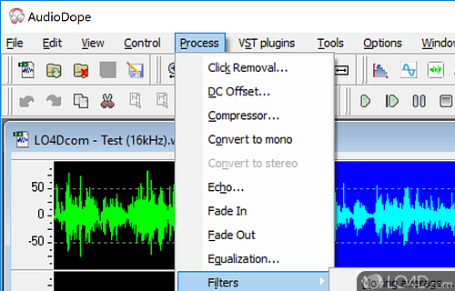Audiodope screenshot