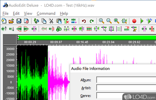 AudioEdit Deluxe screenshot
