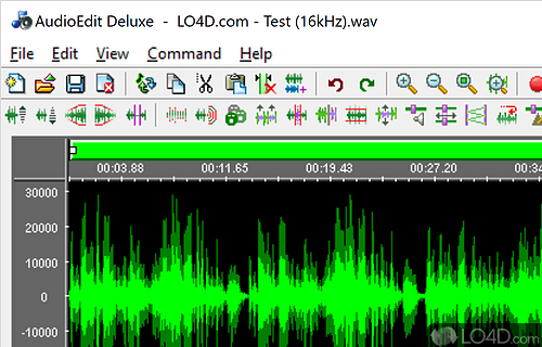 AudioEdit Deluxe Screenshot