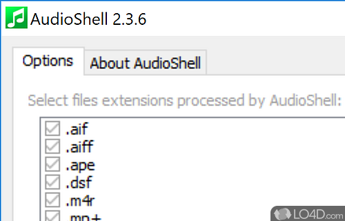 Batch edit tags and rename files - Screenshot of AudioShell