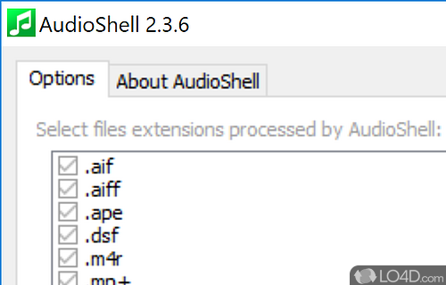 AudioShell Screenshot