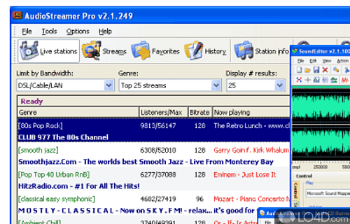 AudioStreamer Pro Screenshot