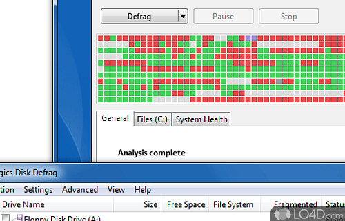 Auslogics Disk Defrag Screenshot
