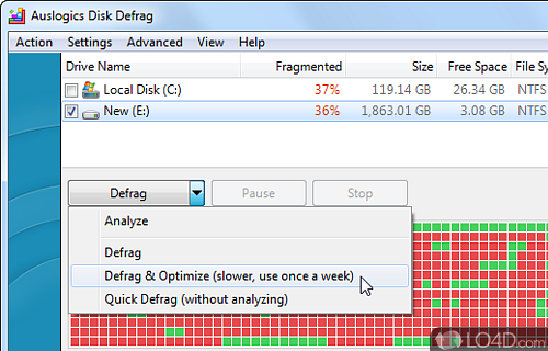 install auslogics disk defrag