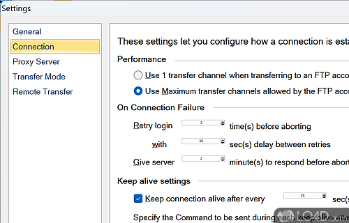 Automate a number of FTP tasks - Screenshot of Auto FTP Manager