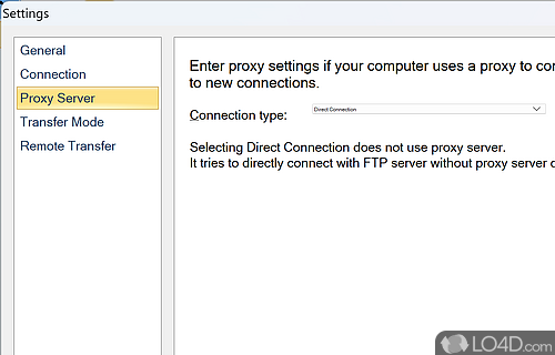 User interface - Screenshot of Auto FTP Manager