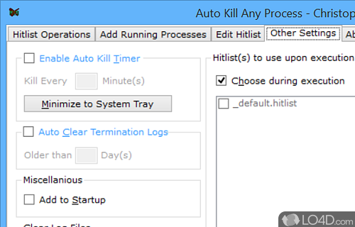 Auto Kill Any Process screenshot