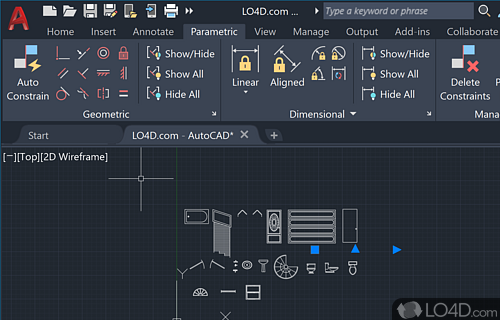 2D and 3D designs - Screenshot of AutoCAD