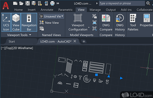 Computer-aided design (CAD) - Screenshot of AutoCAD