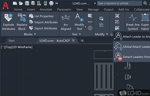 GIS technologies - Screenshot of AutoCAD