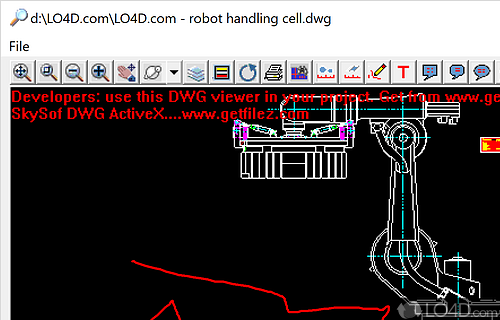 Good but far from being a pro - Screenshot of AutoCAD Drawing Viewer