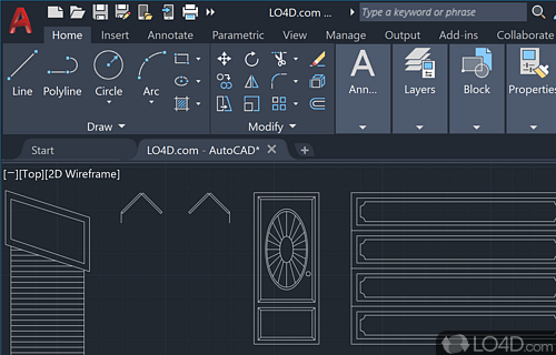 One of the most powerful CAD apps that can be used to achieve great precision - Screenshot of AutoCAD