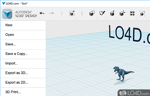 Autodesk 123D Design Screenshot