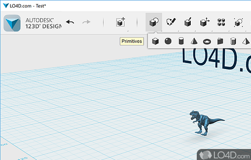 3D printing - Screenshot of Autodesk 123D Design