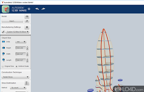 Autodesk 123D Make Screenshot