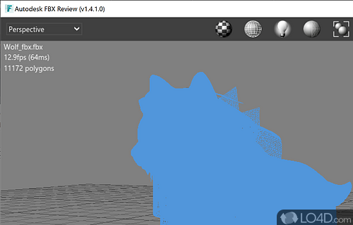 Quickly and easily review 3D models - Screenshot of Autodesk FBX Review