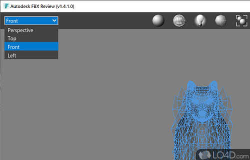 Straightforward and intuitive usage - Screenshot of Autodesk FBX Review