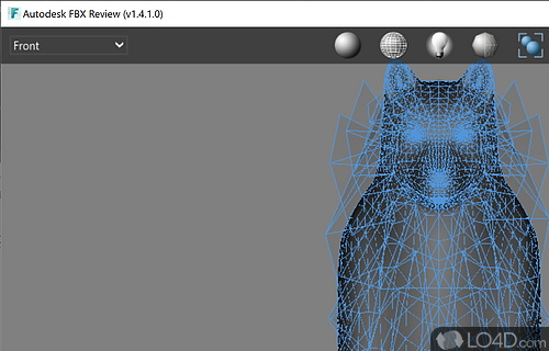 Effortlessly open and view 3D files like FBX, ASF, DXF, AOA, 3DS and more - Screenshot of Autodesk FBX Review