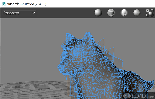 FBX Review is a faster way to review a variety of 3D formats - Screenshot of Autodesk FBX Review