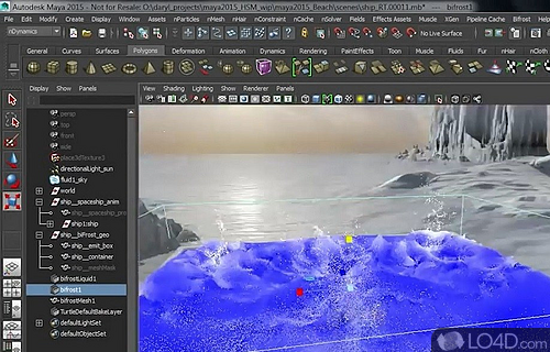 Screenshot of Autodesk Maya - One of the most powerful apps that lets you create breathtaking environments, animations