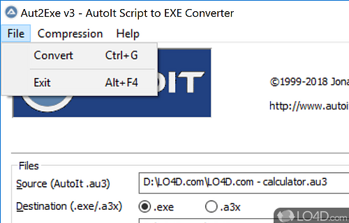 Scripting language - Screenshot of AutoIt