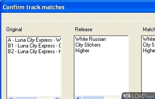 Screenshot of Automatic Shell MP3 Tagger - User interface