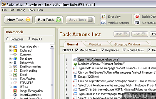 Automation Anywhere Screenshot