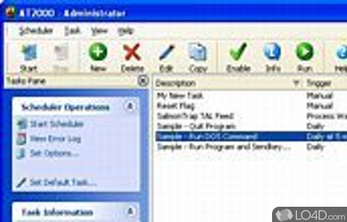 AutoTask 2000 Task Scheduler Screenshot