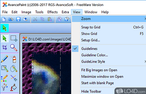 Feature-packed alternative to Paint - Screenshot of AvancePaint