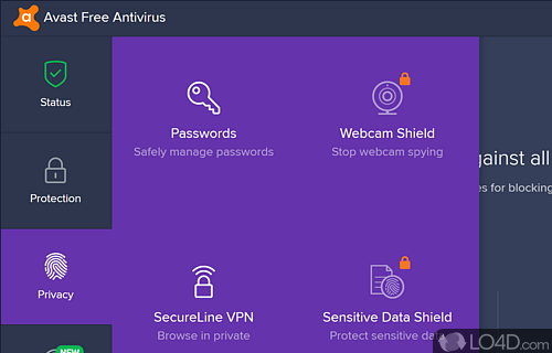 Avast antivirus - Screenshot of Avast Free Antivirus